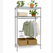 Garderobereol - TUBO (B 122 x D 46 x H 220 cm.) - Krom