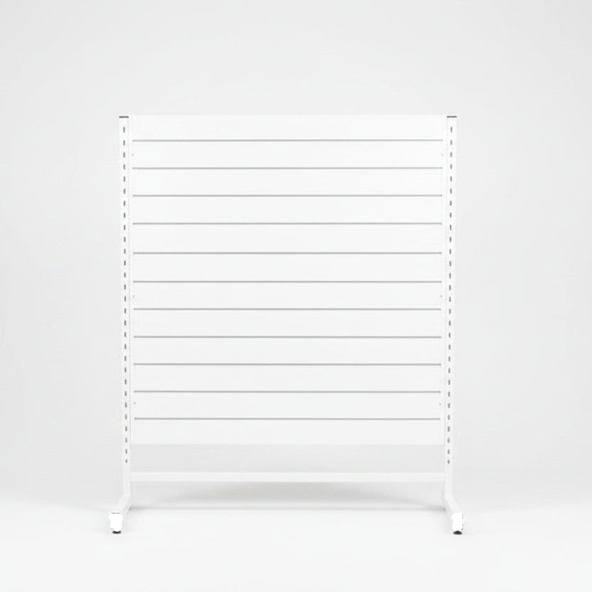 Panelgondol, ensidig, standardpanel, hvit. B127 x D40,5 x H147 cm