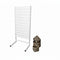 Panelgondol, ensidig, standardpanel, hvit. B67 x D40,5 x H147 cm