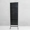 Panelgondol, en-sidet, standardpanel, svart. B67 x D40,5 x H247 cm