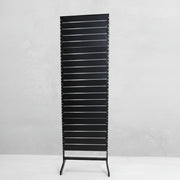 Panelgondol, enkeltsidet, standardpanel, svart. svart, B67 x D40,5 x H247 cm