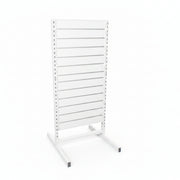 Panelgondol, dobbeltsidig, standardpanel, hvit. hvit,B67 x D76 x H147 cm