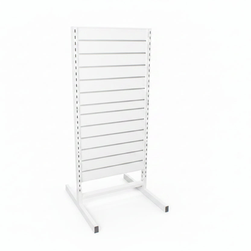 Panelgondol, dobbeltsidig, standardpanel, hvit. B67 x D76 x H147 cm