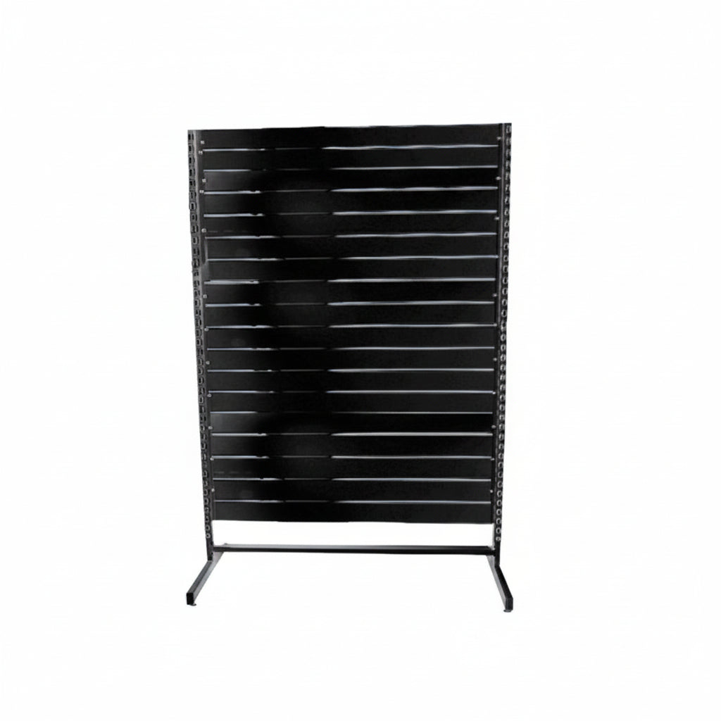 Panelgondol, ensidig, standardpanel, svart, B127 x D40,5 x H217 cm