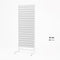 Panelgondol, ensidig, standardpanel, hvit. B67 x D40,5 x H217 cm