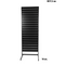 Panelgondol, enkeltsidig, standardpanel, svart, B67 x D40,5 x H217 cm