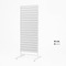Panelgondol, dobbeltsidig, standardpanel, hvit, hvit, B67 x D76 x H217 cm