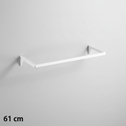 U-bøylestang (61 cm). Hvit, multitilbehør - 12 mm