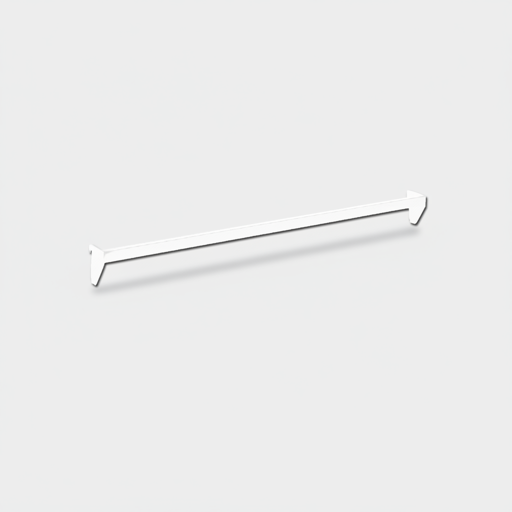 Dekorstang (61,5 cm). Hvit, multitylbehør - 12 mm