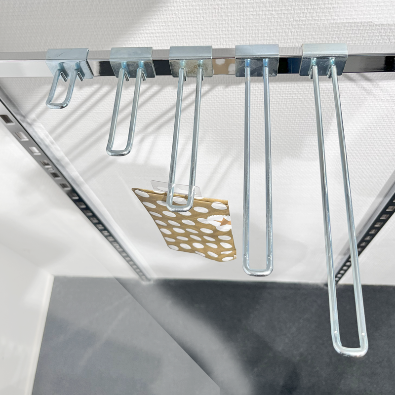 Euro-krok, til 12 mm dekorstang, galvanisert, 20 cm