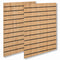 Rillepanel - standard (120 x 240 cm) - eiklook alulister i sort
