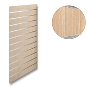 Rillepanel - Standard (59,5 x 120 cm.) - Lønn med alulister