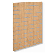 Rillepanel - standard ( 120 x 120 cm.) - eik-look med alulister