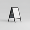 A-skilt med snaprammer 50 x 70 cm – svart