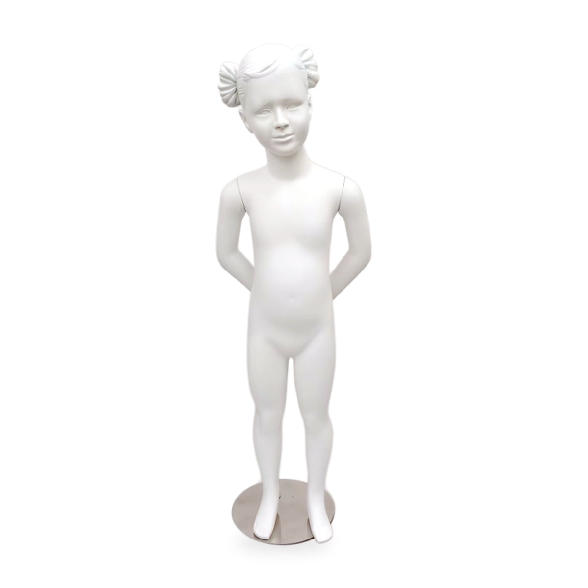 Pige børnemannequin 7-8 år med skulptureret hår