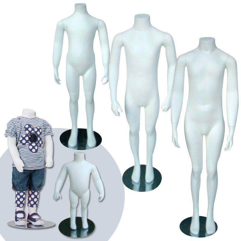 Barne-mannekeng uten hode - 12–14 år