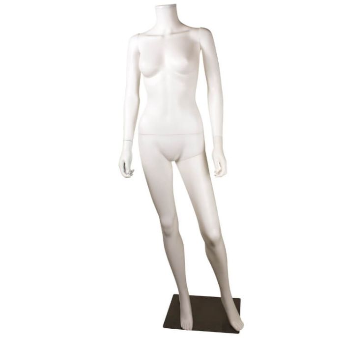 Basic damedukke uten hode. Plast