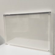 Magnetisk skiltholder, A3, B 29,5 x D 2 x H 42 cm, klar akryl
