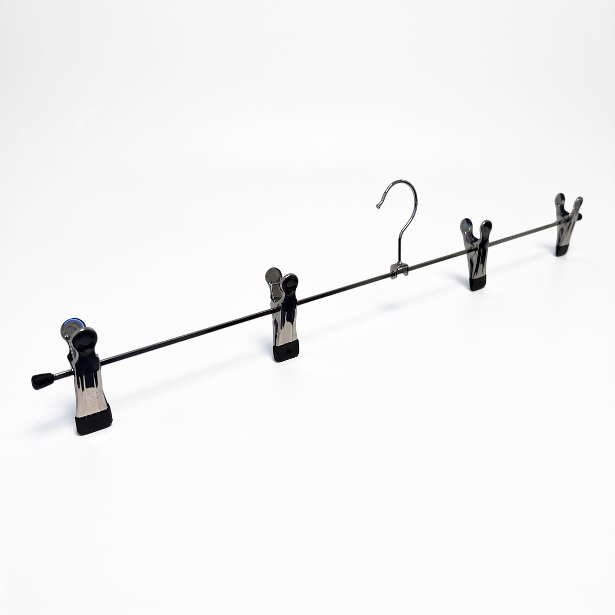 Klypehenger i metall – 60 cm – 4 klyper – 50 stk. – svart