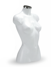 Elite, dametorso, hvit, bryst 88, midje 62, høyde 62 cm (Serie 5200) (Energy)