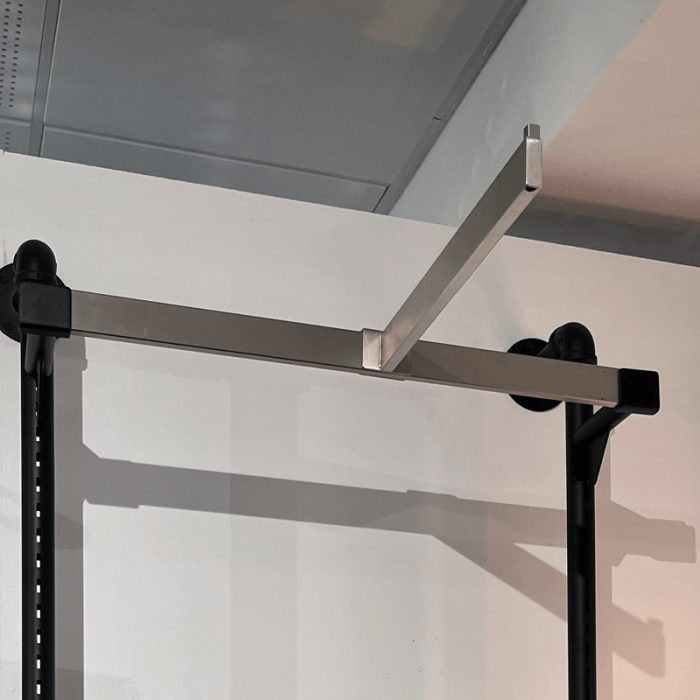 Dekorstang 120 cm. inkl. beslag. Børstet satin. B-MT