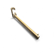 Ekstra midtarm, rett, for Joystativ, oval modell. Børstet satin