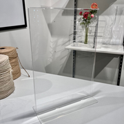 Skilteholder til bord, A4 - rett, akryl A4