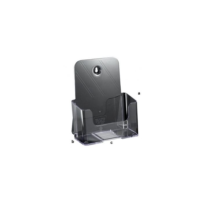 Brosjyreholder Str. 1/3 A4 for bord. Akryl