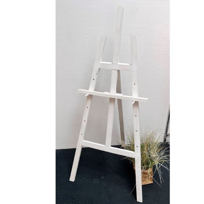 Staffeli H 145 cm. Hvit