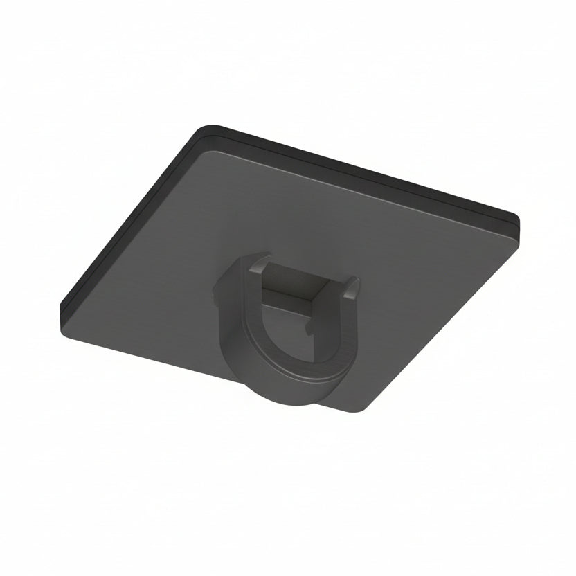 Mobilknapp, selvklebende i svart