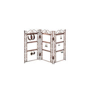 Ørestikkedisplay. Foldbar vegg. Kobber. 26 x H45 cm. Opptil 36 par