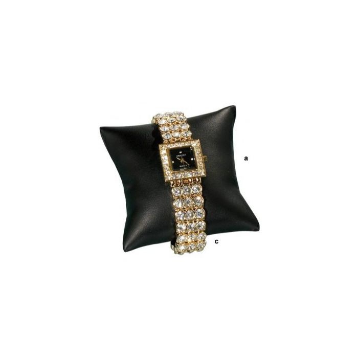 Smykkeputer. Sett med 5 stk. Sort. 7,5 x 7,5 cm