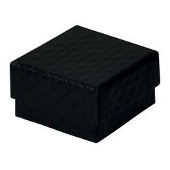 Smykkeeske. Svart. 5 x 5 x H 3 cm. - 20 stk. Pris vist per stk.