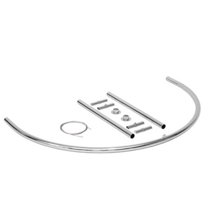 Gardinstang, Halvsirkel. Krom