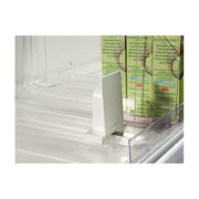 Vareskubber med fjær L28.5-48.5 cm. 6 kg tryk. Hvid plast