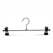 Buksehenger med klype i metall - svart - 30 cm - 100 stk.