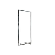 Gulv-tøystativ 60 cm. Krom. B-MT