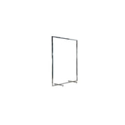 Gulvstående klesstativ 90 cm. Børstet satin. B-MT