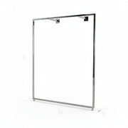 Veggramme for klesheng - stativ 1200 Børstet satin - B-MT
