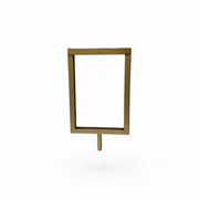 Skilt ramme, A6, metall, aluminium.