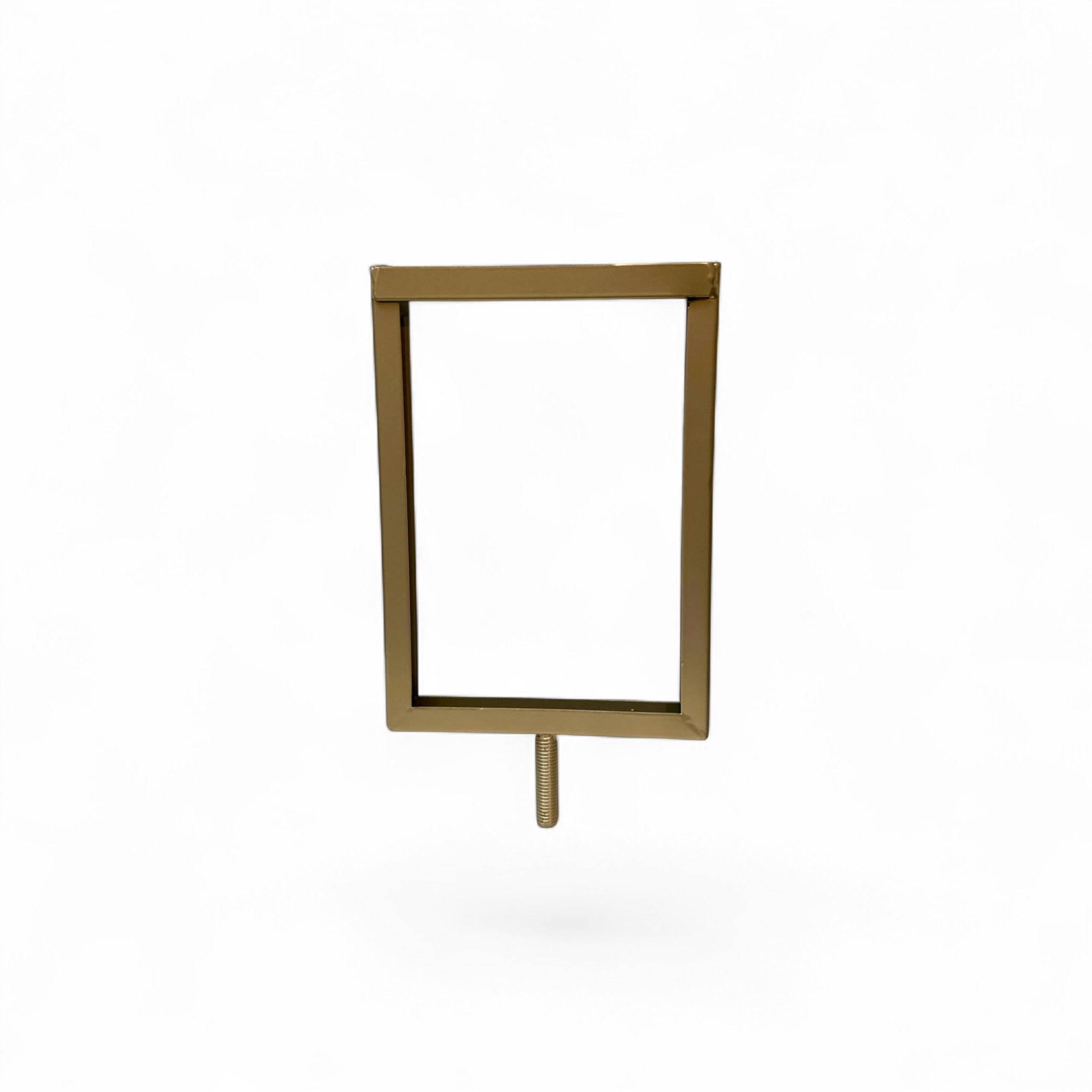 Skilt ramme, A6, metall, aluminium.