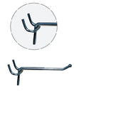 Discountkrok, t-/rillepanel og hullplater, galvanisert, 5 cm, Ø 4 mm