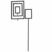 Skilforlenger svart, 70 cm. Med 8 mm gjenge. Joystativ.