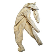 Beige trekk til leddelt babygine - 6 mnd.
