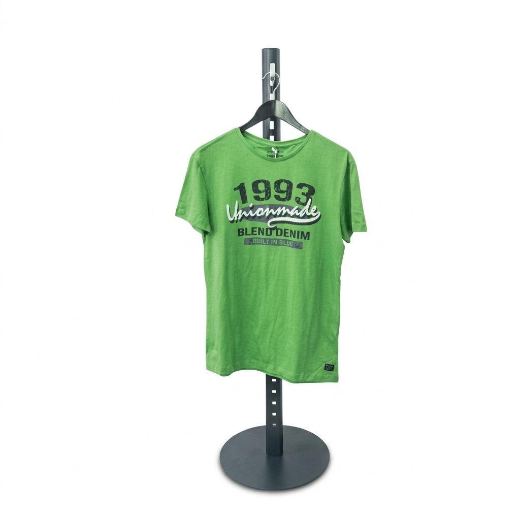 Vindus- / søyledisplay med frontheng. 40 mm, H138 cm. Velg farge