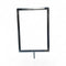 Skiltramme, A4, metall, krom