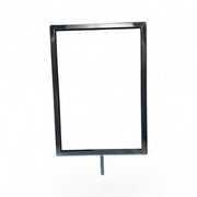 Skiltramme, A4, metall, krom