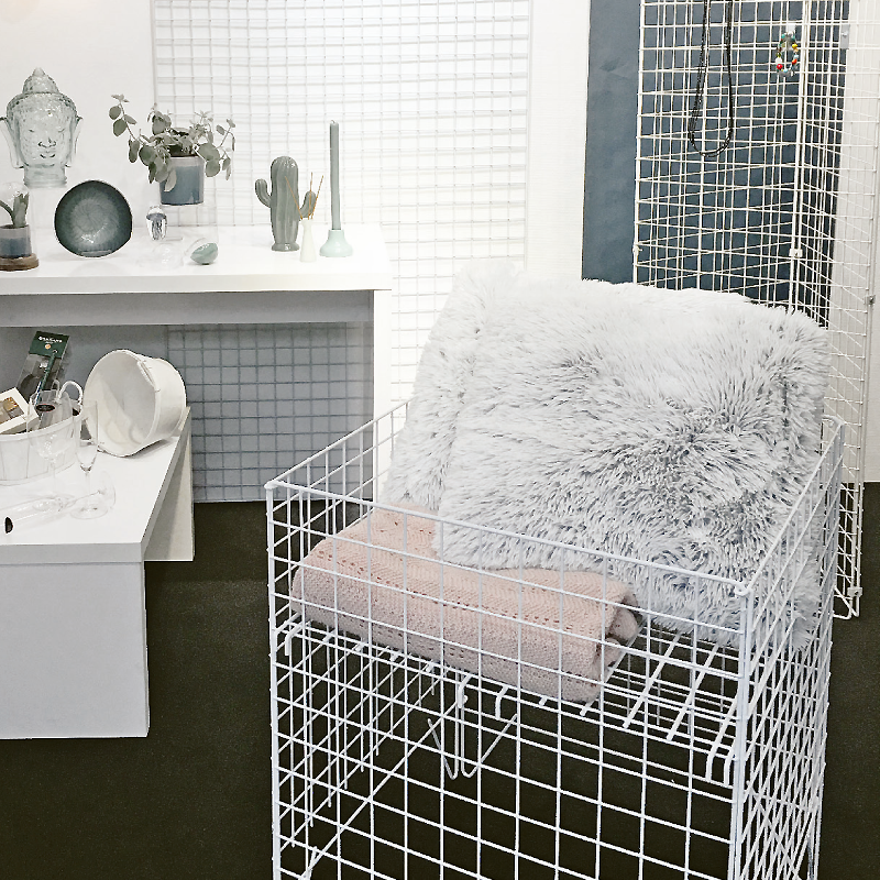 Handlekurv - STORKJØP - Hvit - Nancy II. Min. 5 stk.