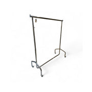 Prøvemodell - Super konfektionsstativ med gummihjul, justerbart, krom, B140-220 x D55 x H146-190 cm