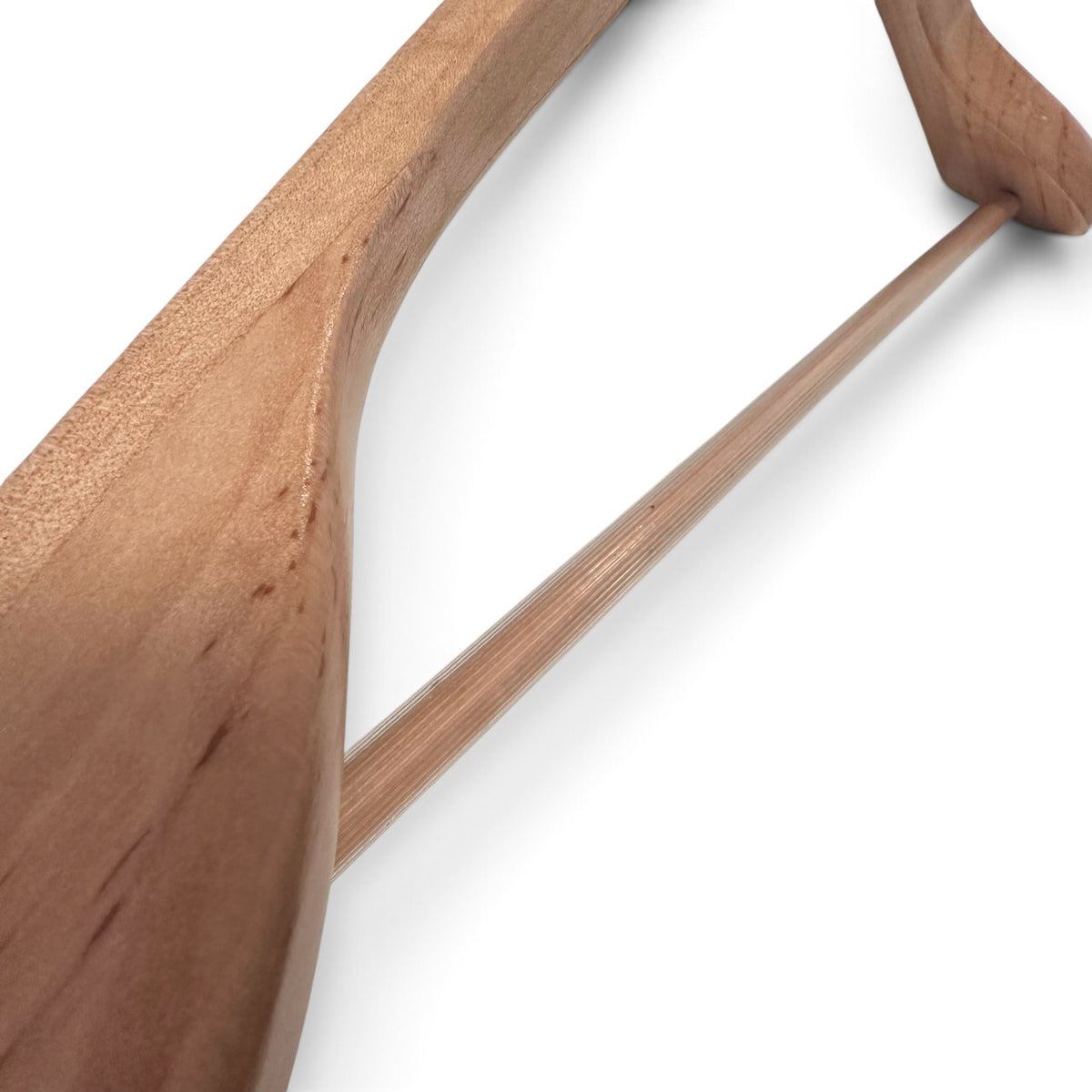 Jakkehenger, vinklet. natur - B 45 cm.